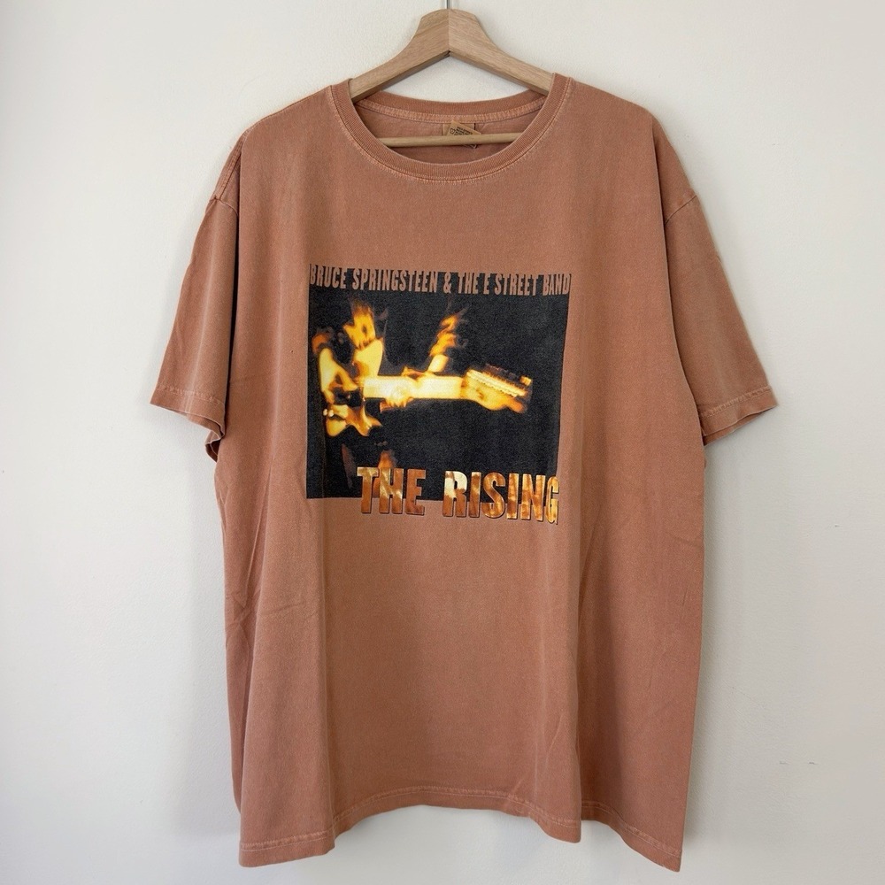 Vintage Bruce Springsteen & The E Street Band The Rising Concert Tour Tee Shirt
